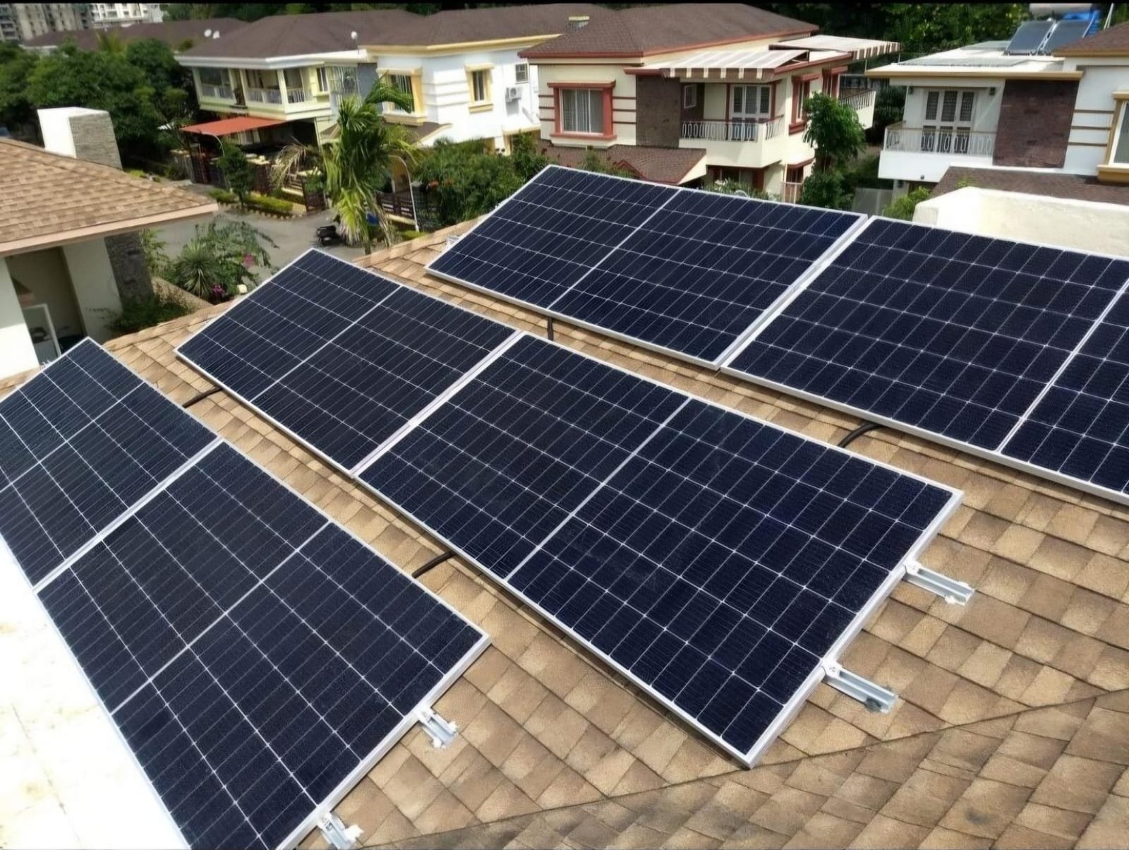 Residential Luxury Villa Rooftop Solar PV
